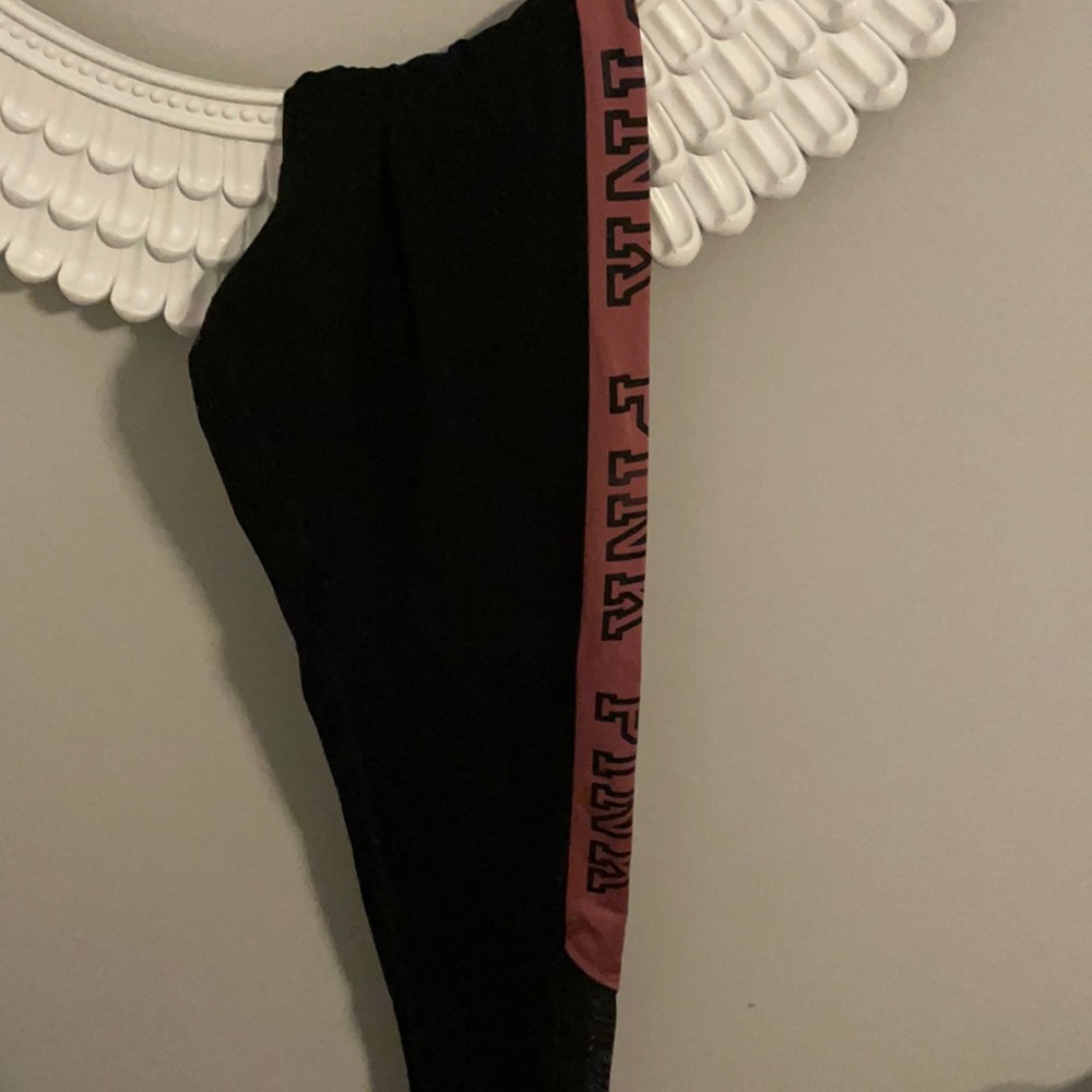 PINK Black leggings